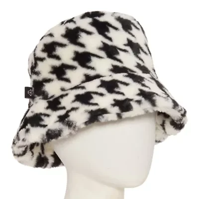 Nanette Lepore Fur Womens Bucket Hat