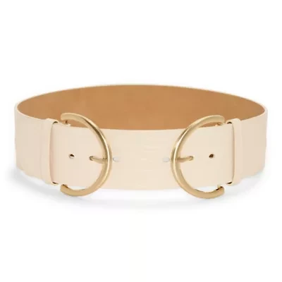 JS Jessica Simpson 2.5" Double Bucke Womens Belt