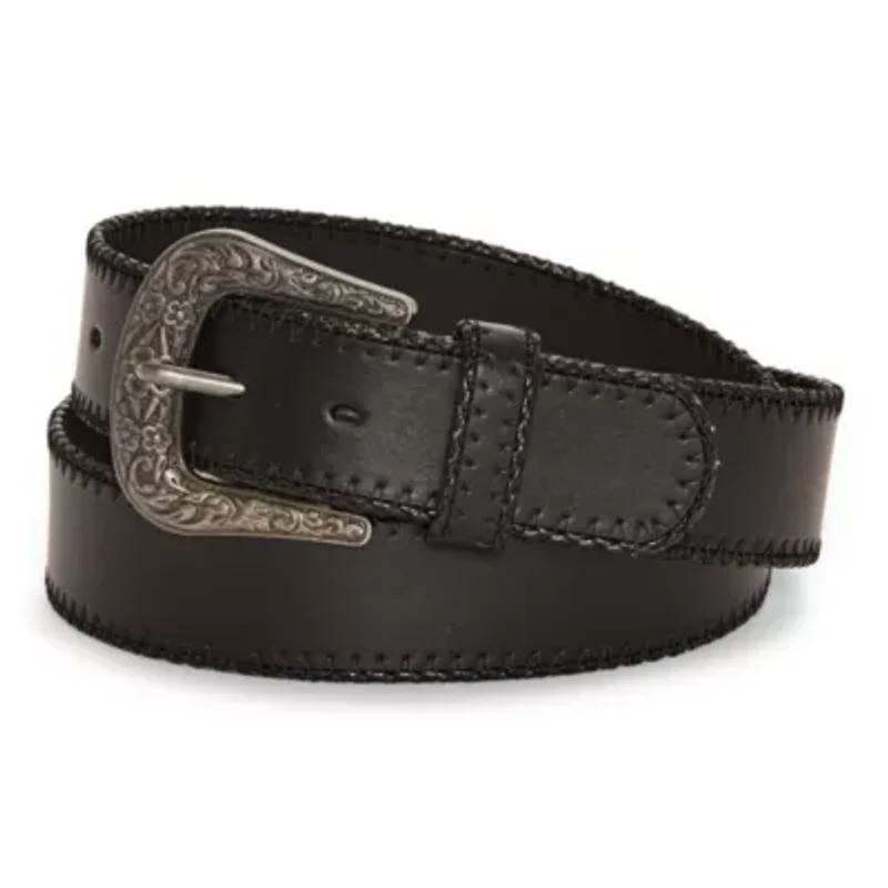JS Jessica Simpson 1.5" Stitched Western Womens Belt