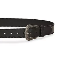 JS Jessica Simpson 1.5" Stitched Western Womens Belt