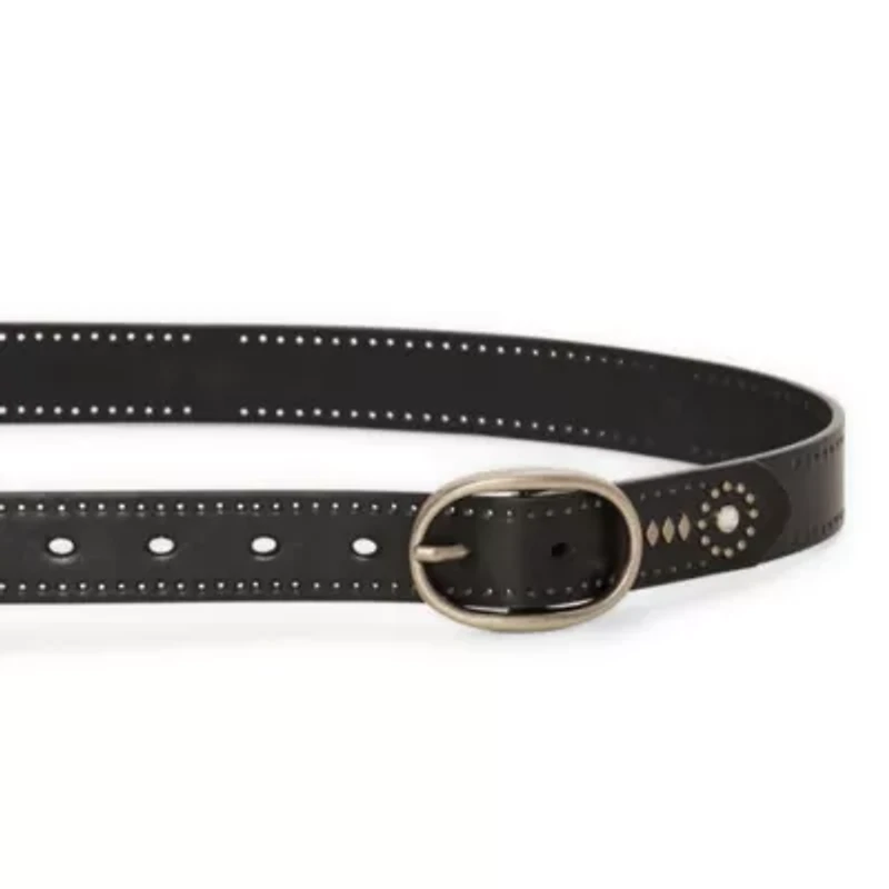 JS Jessica Simpson 1" Jewled Centerbar Womens Belt