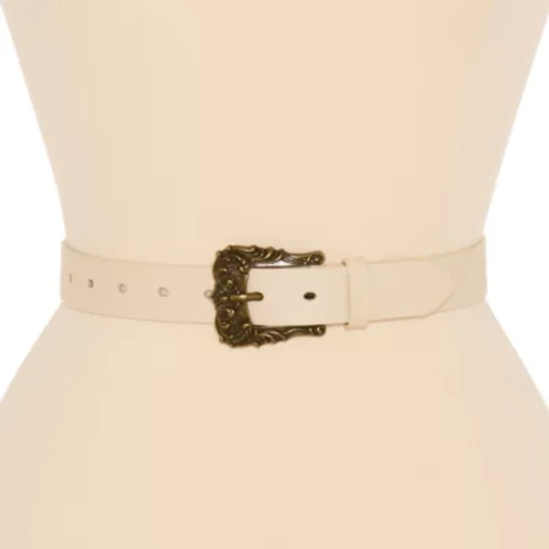 Jessica Simpson Ornate Buckle 1 Pair Womens Belt