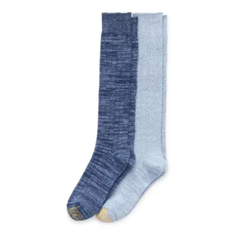 Gold Toe Cable Womens 2 Pair Knee High Socks