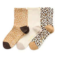 Gold Toe Womens 3 Pair Crew Socks
