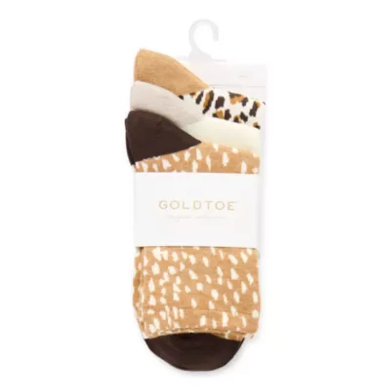Gold Toe Womens 3 Pair Crew Socks