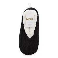Mixit Cozy Womens 1 Pair Slipper Socks