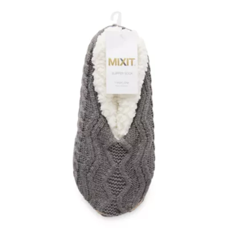 Mixit Cozy Womens 1 Pair Slipper Socks