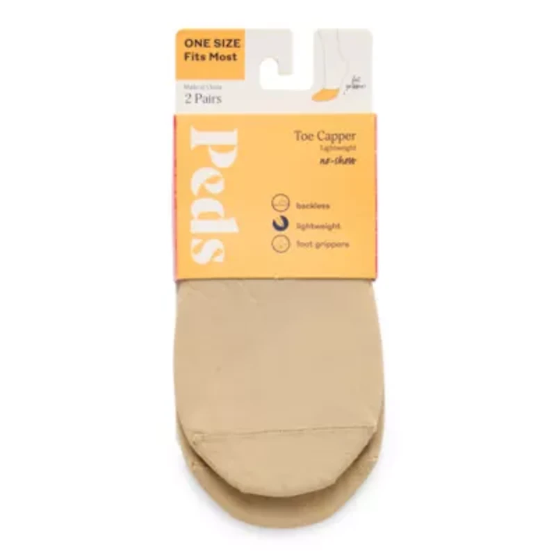 Peds Non Slip Womens 2 Pair Mule Socks