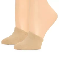 Peds Non Slip Womens 2 Pair Mule Socks