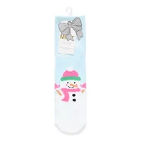 Mixit Holiday Cozy Womens 1 Pair Crew Socks