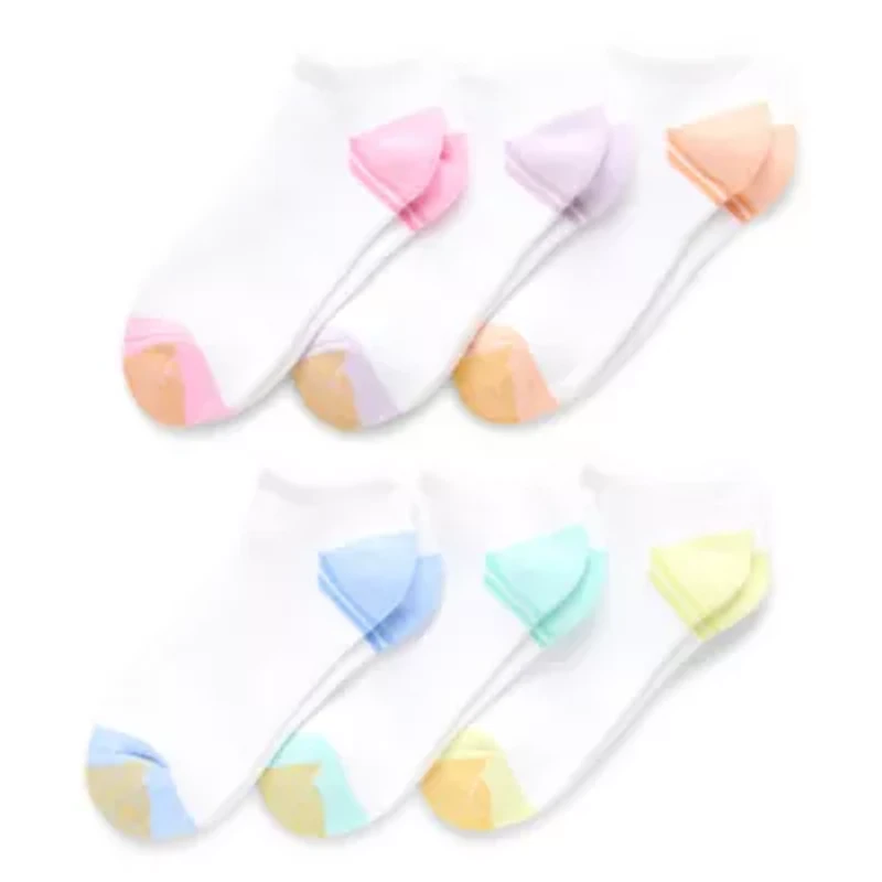 Gold Toe Cushion Womens Multi-Pack 6 Pair No Show Socks