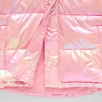 Thereabouts Little & Big Kid Girls Adaptive Water Resistant Easy-on + Easy-off Heavyweight Puffer Jacket