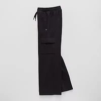 Xersion Big Kid Boys Mid Rise Straight Active Fleece Cargo Pant