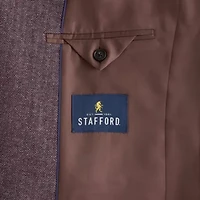 Stafford Herringbone Mens Classic Fit Sport Coat
