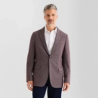 Stafford Herringbone Mens Classic Fit Sport Coat
