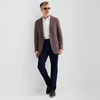 Stafford Herringbone Mens Classic Fit Sport Coat