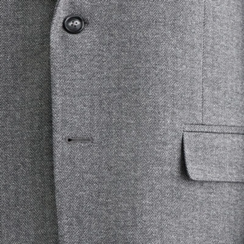 Stafford Herringbone Mens Classic Fit Sport Coat