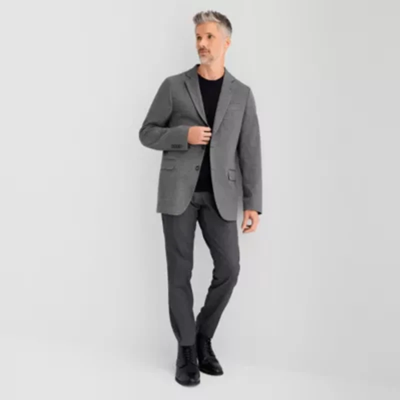Stafford Herringbone Mens Classic Fit Sport Coat
