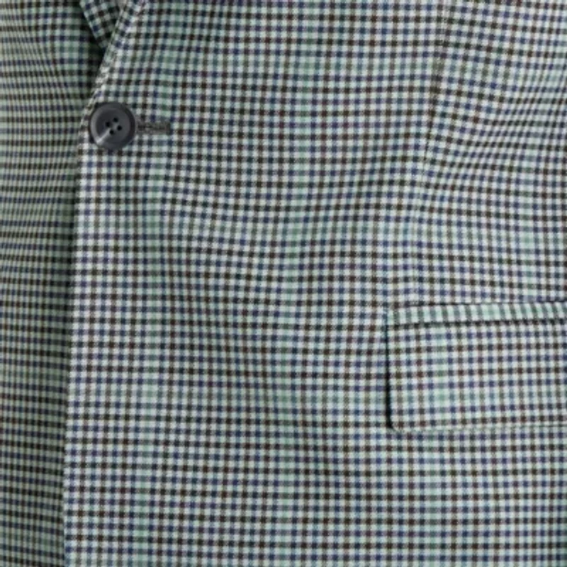 J. Ferrar Mens Plaid Slim Fit Sport Coat