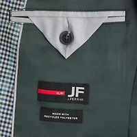 J. Ferrar Mens Plaid Slim Fit Sport Coat