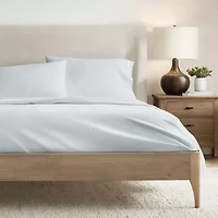 Casual Comfort 100% Cotton Percale Ultra-Soft 4 Piece Sheet Set
