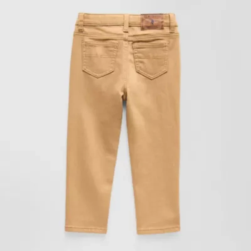 U.S. Polo Assn. Toddler Boys Straight Classic Fit Pull-On Pant