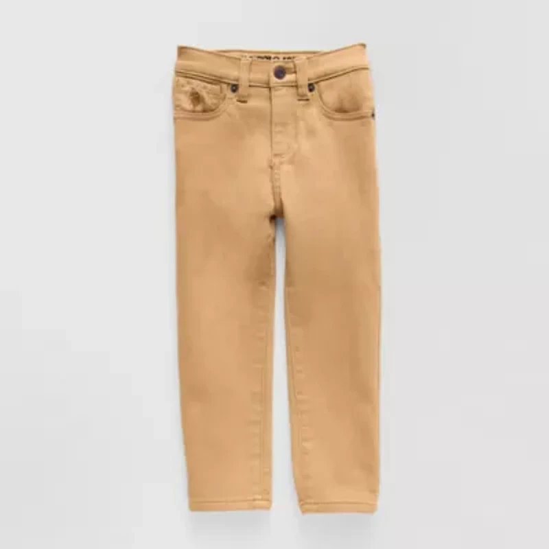 U.S. Polo Assn. Toddler Boys Straight Classic Fit Pull-On Pant