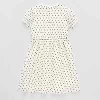 Thereabouts Little & Big Kid Girls Short Sleeve A-Line Dress