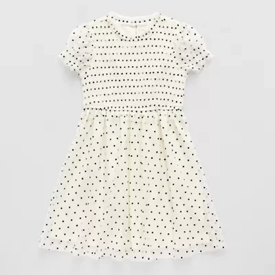 Thereabouts Little & Big Kid Girls Short Sleeve A-Line Dress