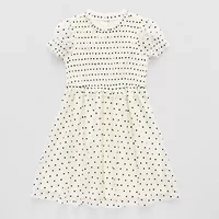 Thereabouts Little & Big Kid Girls Short Sleeve A-Line Dress
