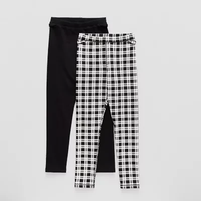 Thereabouts Little & Big Kid Girls Seated Wear Fleece 2-pc. Full Length Leggings