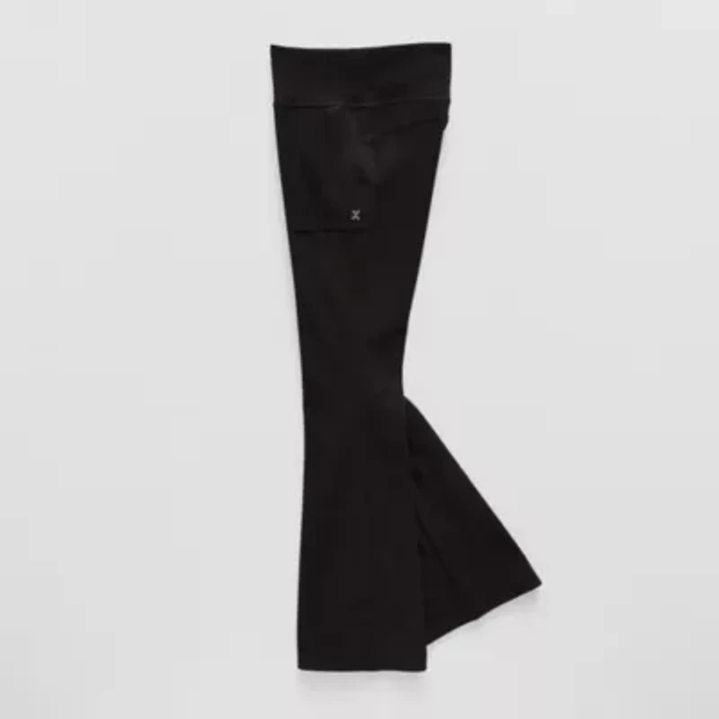 Xersion Little & Big Kid Girls High Rise Flare Regular Fit Pull-On Pant