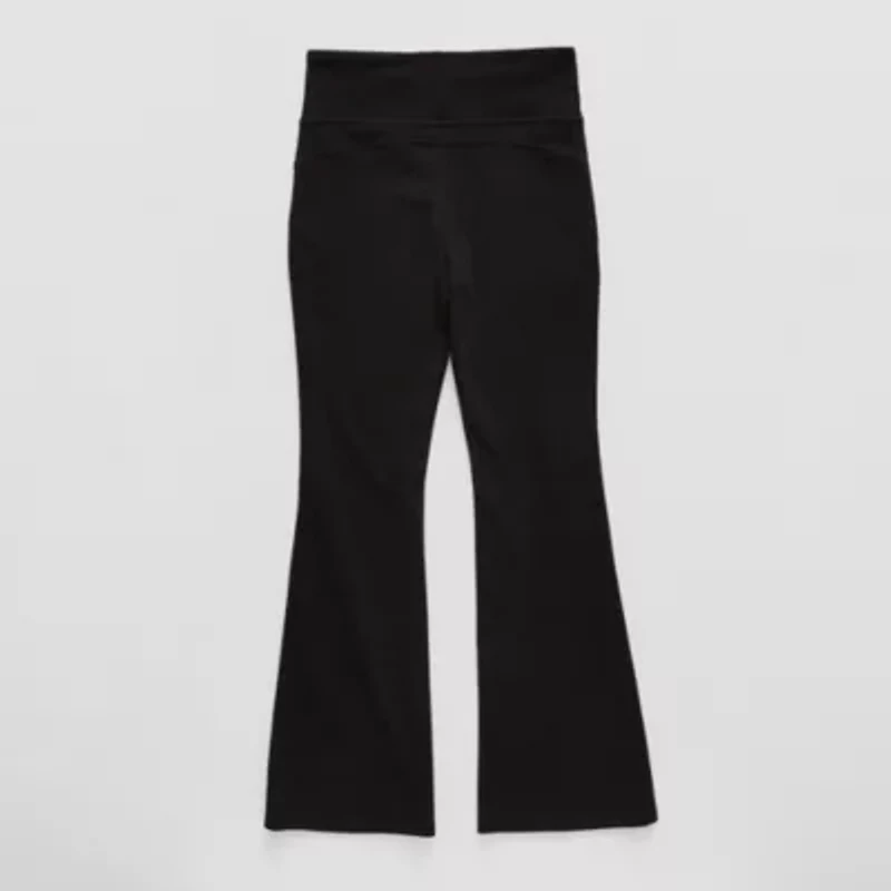 Xersion Little & Big Kid Girls High Rise Flare Regular Fit Pull-On Pant