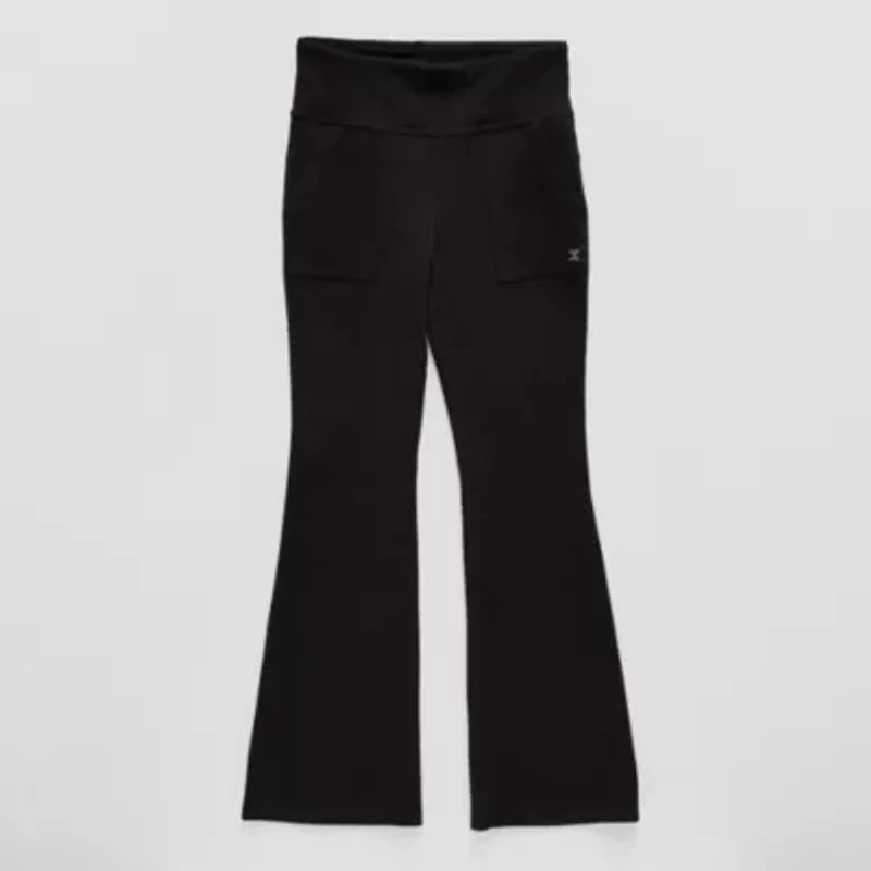 Xersion Little & Big Kid Girls High Rise Flare Regular Fit Pull-On Pant