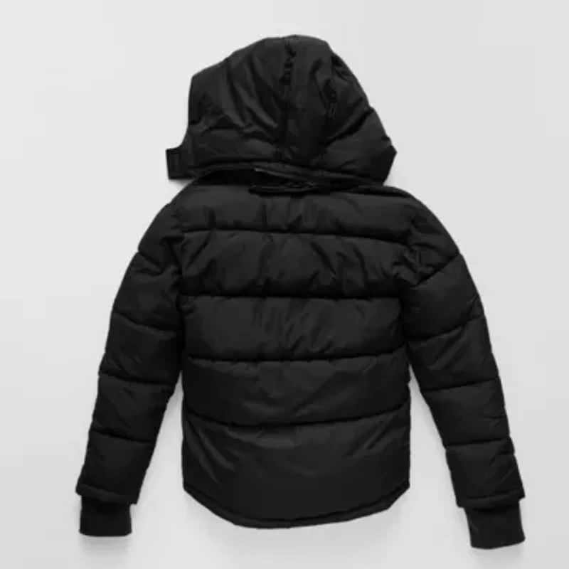 Thereabouts Little & Big Kid Boys Adaptive Water Resistant Easy-on + Easy-off Heavyweight Puffer Jacket