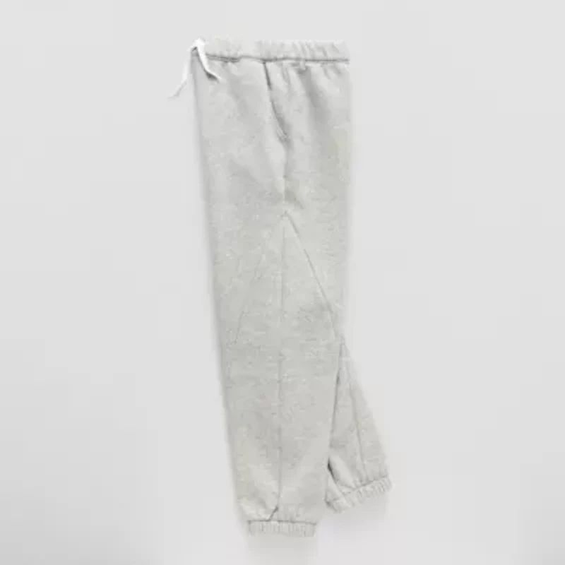 Xersion Little & Big Kid Boys Cuffed Mid Rise Regular Fit Fleece Jogger Pant