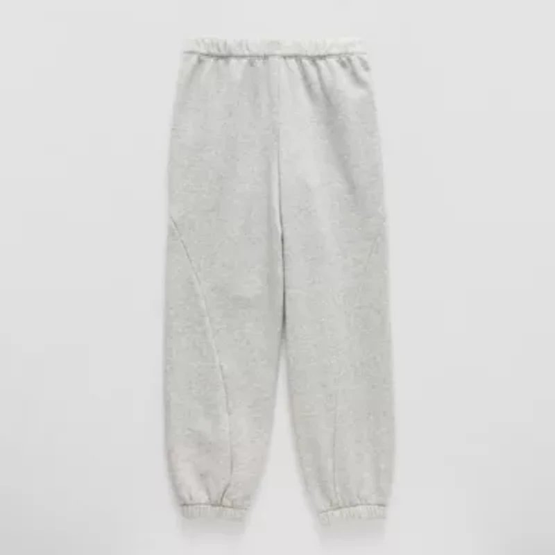 Xersion Little & Big Kid Boys Cuffed Mid Rise Regular Fit Fleece Jogger Pant