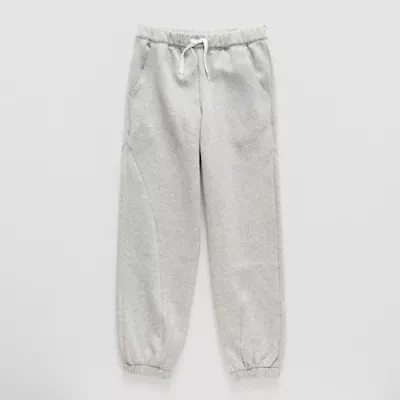 Xersion Little & Big Kid Boys Cuffed Mid Rise Regular Fit Fleece Jogger Pant