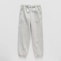 Xersion Little & Big Kid Boys Cuffed Mid Rise Regular Fit Fleece Jogger Pant