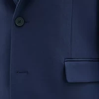 J. Ferrar Mens Knit Stretch Fabric Slim Fit Sport Coat