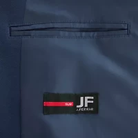 J. Ferrar Mens Knit Stretch Fabric Slim Fit Sport Coat