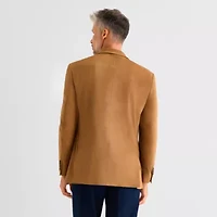 Van Heusen Faux Suede Mens Stretch Fabric Modern Fit Sport Coat