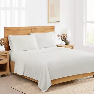 Royal Velvet Dobby Stripe Pillowcase Pair