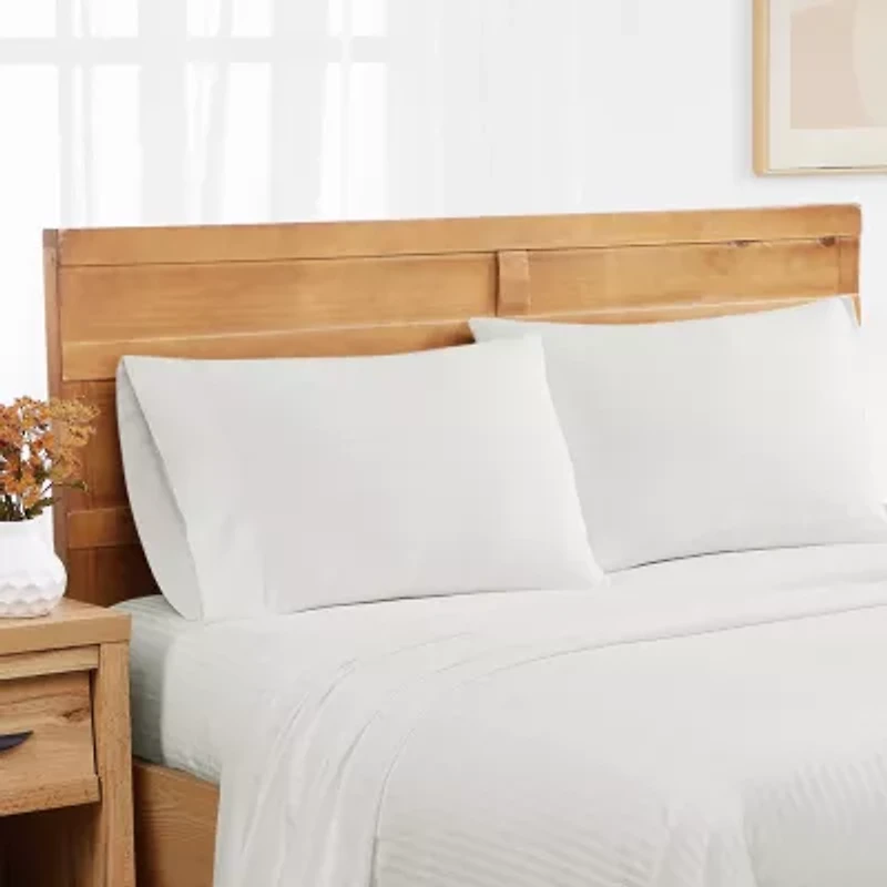 Royal Velvet Dobby Stripe Pillowcase Pair