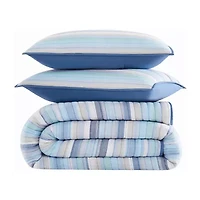 Oceanfront Resort Clearwater Yarn Dye Stripe Quilt Set
