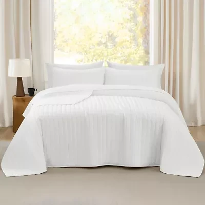 Brooklyn Loom Oversized Percale Quilt Set 3-pc.