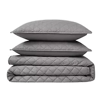 Cannon Oversized Percale Quilt Set 3-pc.