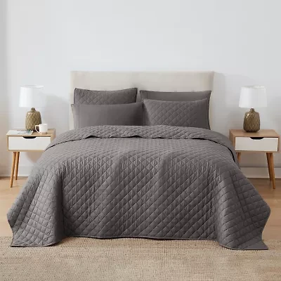 Cannon Oversized Percale Quilt Set 3-pc.