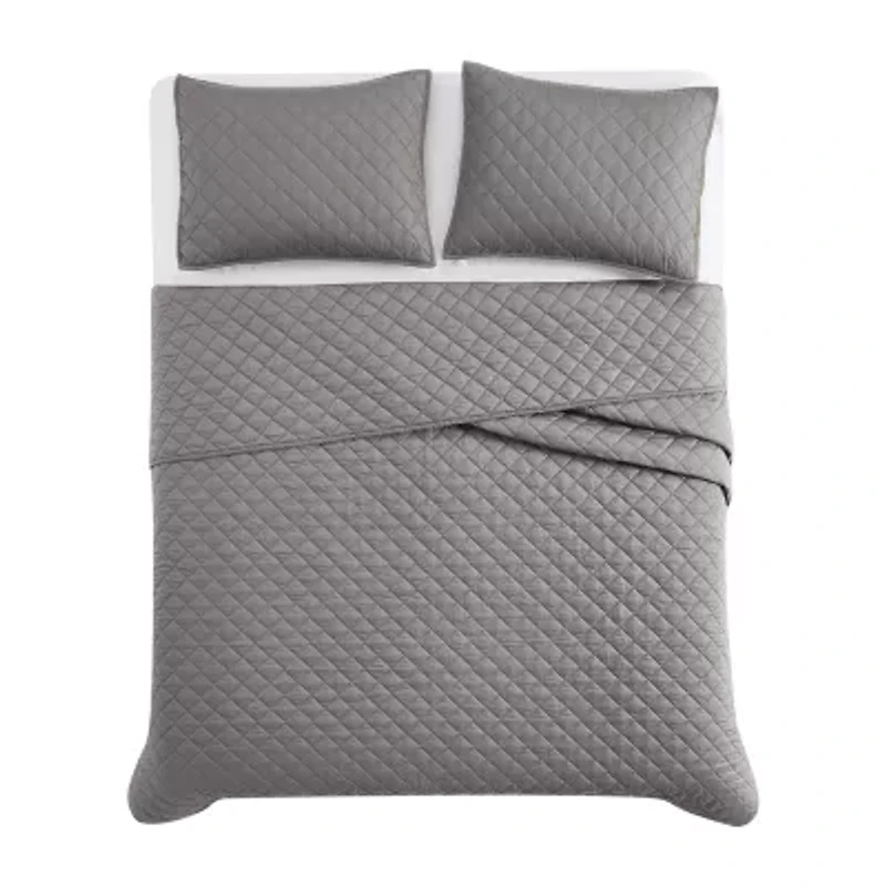 Cannon Oversized Percale Quilt Set 3-pc.