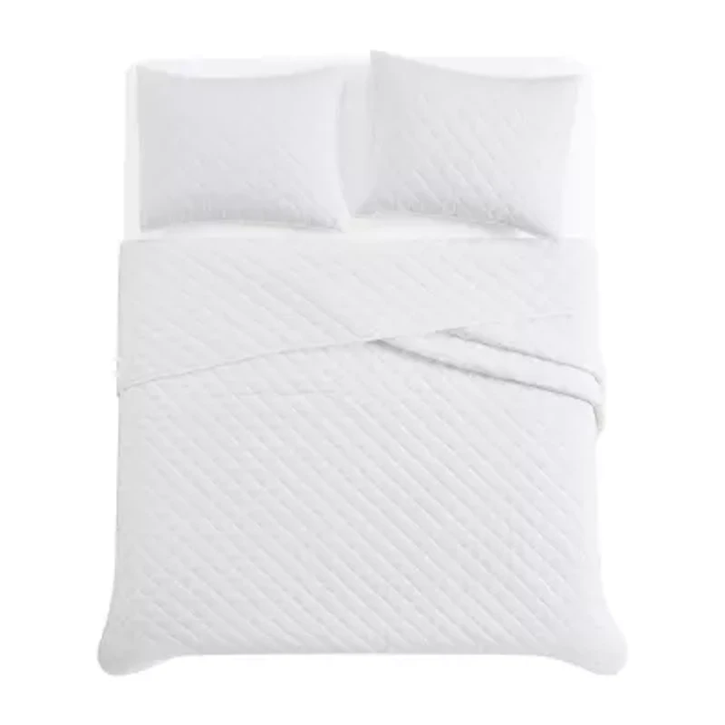 Cannon Oversized Percale Quilt Set 3-pc.